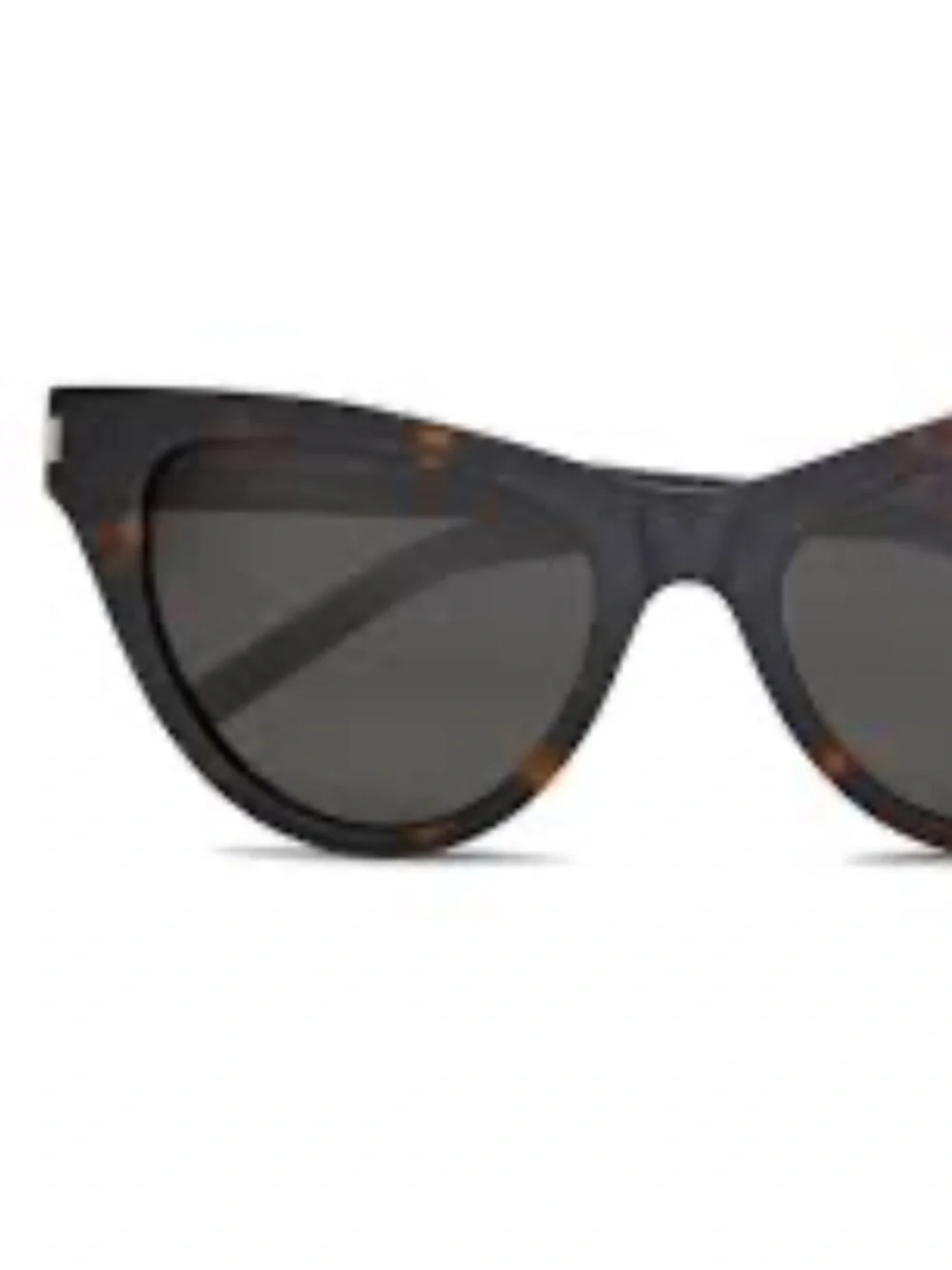 SAINT LAURENT 425 YSL SL425 003 Brown Havana Green Cat Eye Classic Sunglasses